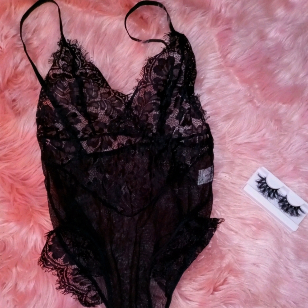 Black Teddies Lingerie